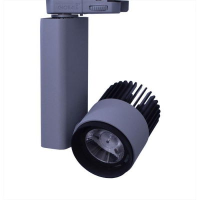 Top LED Lens 13W 15° 3000K silver  светильник